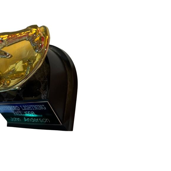 black and gold soccer Trophy - Picture 10 of 11